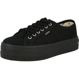 Victoria - Barcelona - Sneakers - Zwart - Canvas Low - Monochrome & Platform