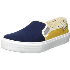 victoria Juegos Slip On Lona Multicolor Sneakers voor kinderen, uniseks, Marino, 34 EU