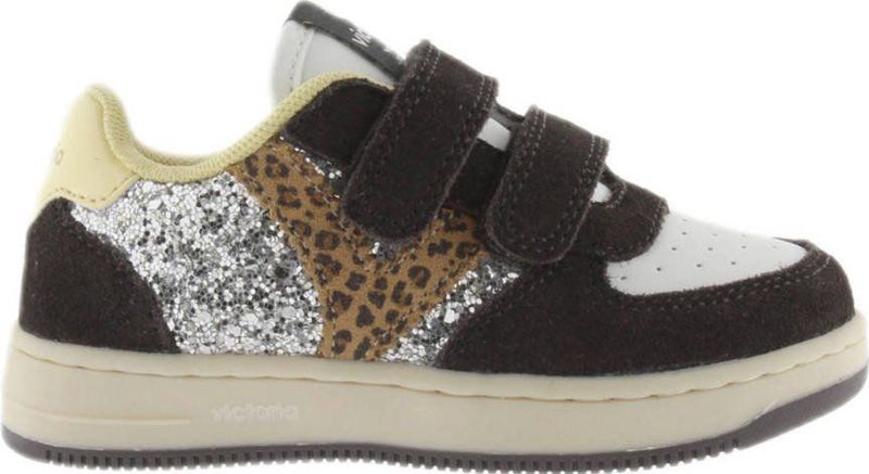 Glitters en suède babyschoenen Victoria Tiempo Tiras