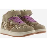 Victoria - Sneaker - Suède - Meisjes - Platte Zool - Glitterdetails