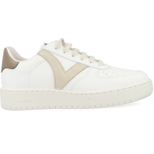 Victoria Madrid Efecto Pile Sneakers Wit/Zwart
