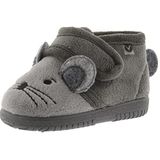 Victoria Ojalá Unisex Fur Slippers Animals & Strap & Matching Sole 105119 for Kids GRIS 27