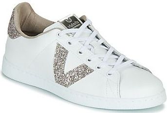 Victoria  TENIS PIEL GLITTER  Sneakers  dames Wit