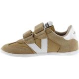 Victoria Leren Sneakers Taupe