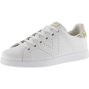 victoria Women 1125104-WOMEN Low-Top VICTORIA LEATHER LOW TENNIS & GLITTER BACK & STAMPED LOGO CAVA 41