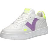 Victoria - Sneakers - Neonkleurig - Leren Damesschoenen - Lage Bovenkant