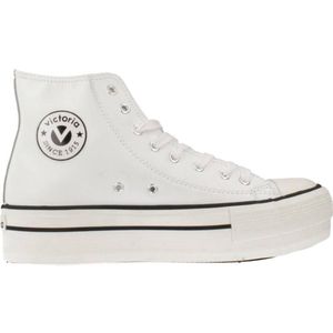 Victoria - Tribu Double Vegane - Sneakers - Wit - Imitatie Leer
