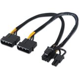 Power Cord Molex NANOCABLE 10.19.1201 PCI-e (20 cm)