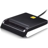 TooQ Smart Card Reader - USB 2.0 - Zwart