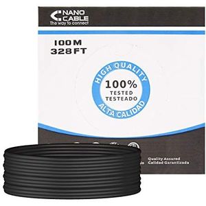 Nano Cable 10.20.0502-EXT-BK - Ethernet-kabel RJ45 Cat.6 UTP, buiten, 100 m