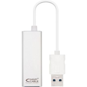 Nanocable - USB 3.0/RJ-45 - Netwerkkaart - Zilver - 1 Gigabit per seconde