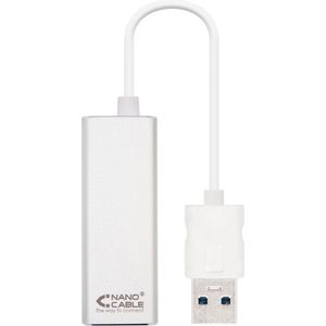 Nano Cable 10.03.0401 Ethernet-adapter USB 3.0 Gigabit 10/100/1000 Mbps, Nintendo Switch, PC, Laptop, Windows 10, 8, 7, XP, Vista, Mac OS en Linux)