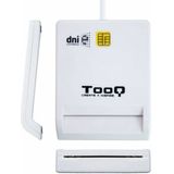 TooQ Smart Card Reader - USB 2.0 - Wit