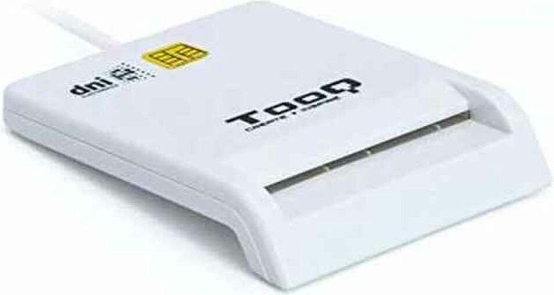 TooQ Smart Card Reader - USB 2.0 - Wit
