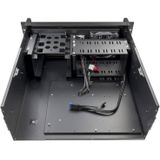 Tooq - Atx 19'' - PC-behuizing - Zwart - Staal - 4U ATX-kast