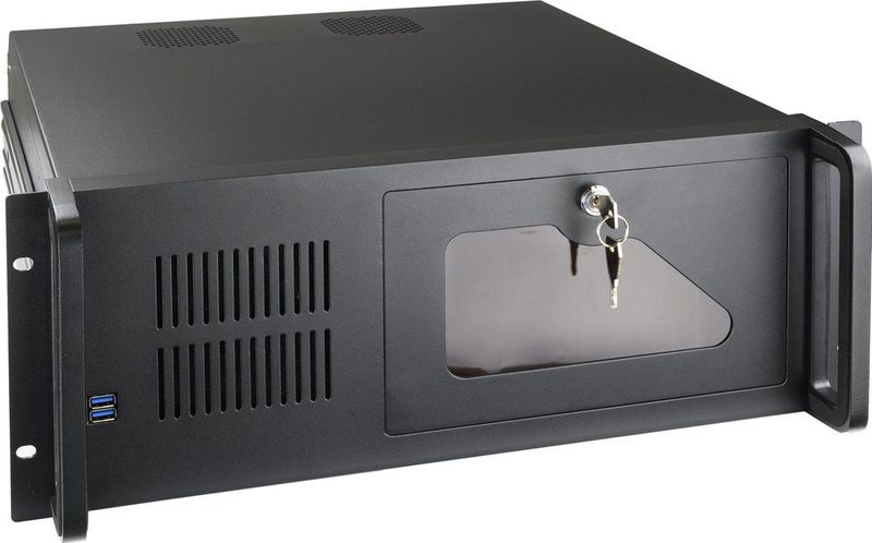 Tooq - Atx 19'' - PC-behuizing - Zwart - Staal - 4U ATX-kast