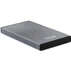 TooQ - TQE-2527G - Externe Doos - Grijs Zwart - 2,5" SATA USB 3.0