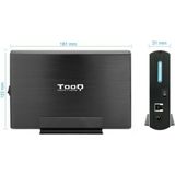 TooQ Hardeschijfbehuizing 3,5 inch - USB 3.0 - Zwart