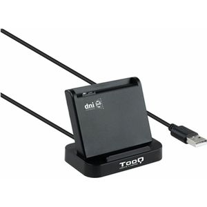NANOCABLE TQR-220B Kaartlezer - USB 2.0 - Zwart