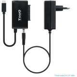 TooQ TQHDA-02C basisstation voor opslagstations USB 3.2 Gen 1 (3.1 Gen 1) Type-C Zwart