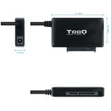 TooQ TQHDA-02C basisstation voor opslagstations USB 3.2 Gen 1 (3.1 Gen 1) Type-C Zwart