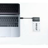 TooQ TQHDA-02C basisstation voor opslagstations USB 3.2 Gen 1 (3.1 Gen 1) Type-C Zwart