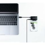 TooQ TQHDA-02C basisstation voor opslagstations USB 3.2 Gen 1 (3.1 Gen 1) Type-C Zwart