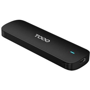 TOOQ - TQE-2201B - Externe Behuizing - Zwart - Aluminium