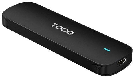 TOOQ - TQE-2201B - Externe Behuizing - Zwart - Aluminium