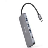 Nanocable 10.16.4409 interface hub USB 3.2 Gen 1 (3.1 Gen 1) Type-C 5 Mbit/s Grijs