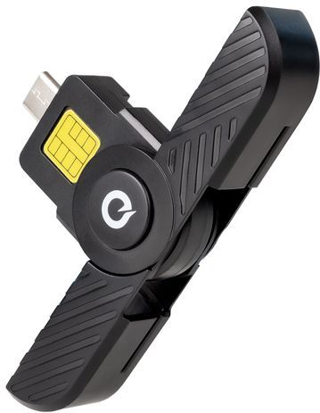 TOOQ - TQR-3011B - Chipkaartlezer - Zwart - USB-C