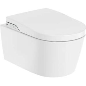 Roca Inspira - Elektronische bidetbril In-Wash met keramiek, Rimless, SlowClose, wit A803060001