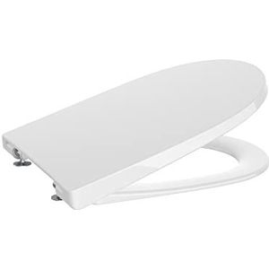Roca - Supralit - WC-Bril - Wit - Roestvrij Staal - Softclosemechanisme