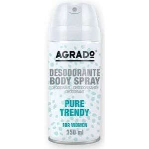 Body Spray Pure Trendy Deodorant, 210 ml, dagelijks gebruik, natuurlijke geur. AGRADO
