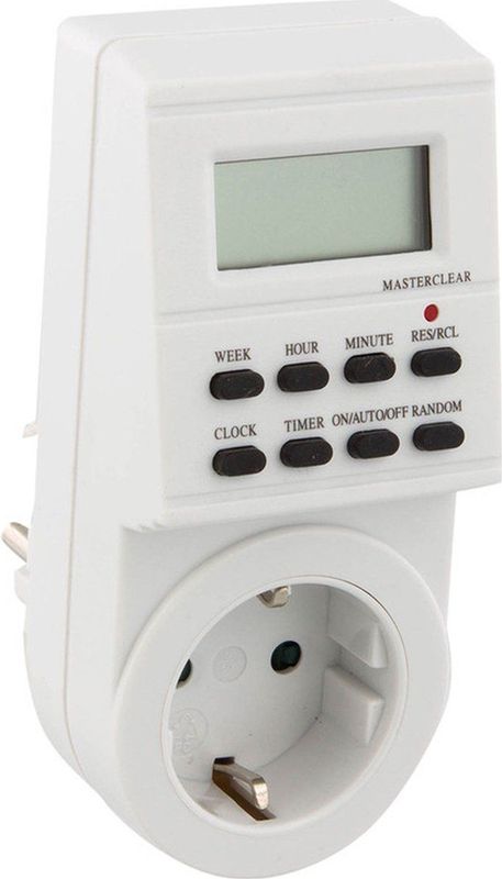 Tijdschakelaar - Digitale Schakelklok - 3680W - Wit | Nederland