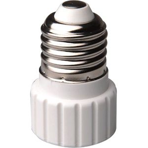 Verloopfitting E27 naar GU10- Wit