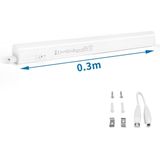 Led T5 Armatuur - 30 cm - Incl. Lamp - 3000K - 380 Lumen - 4W