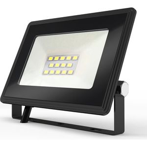 LED Breedstraler 10W | 6400K | IP65 | 900 lumen | Zwart