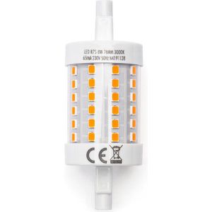 Aigostar - LED R7S lamp - 8W 3000K warm wit licht - 78mm - niet dimbaar