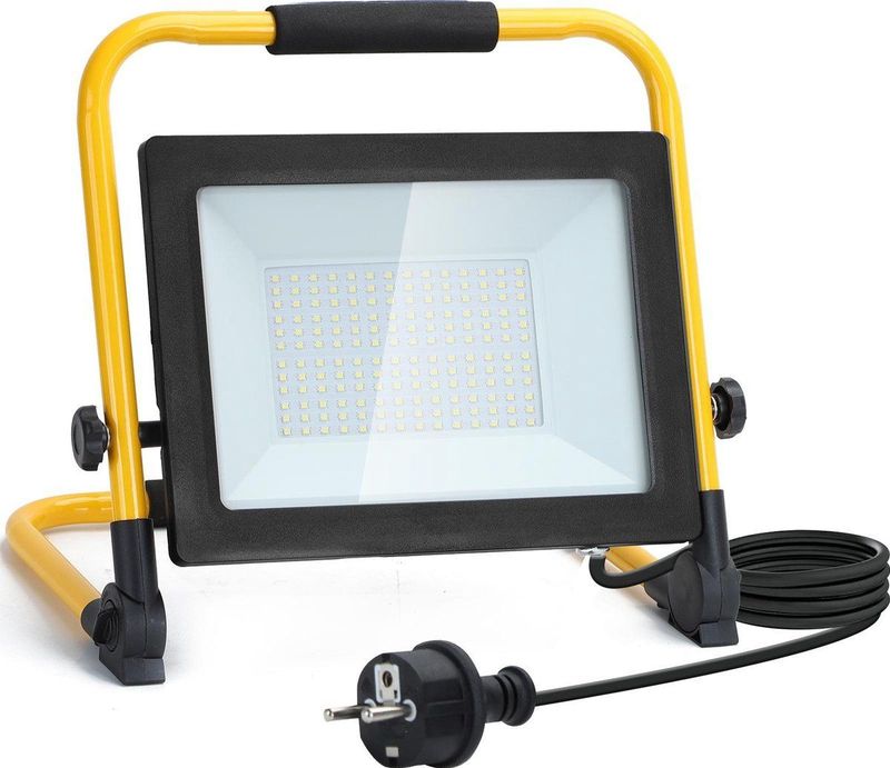 Aigostar - LED Bouwlamp - 100W - Wit - Aluminium