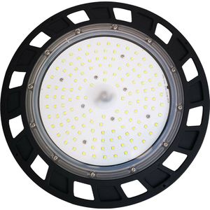 LED UFO High Bay - 100W - MEAN WELL Driver - Magazijnverlichting - Helder/Koud Wit 5700K - Waterdicht IP65 - Aluminium
