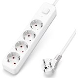 Stekkerdoos - 4 AC-Aansluitingen - 1 USB - 1 USB C - Kinderbeveiliging