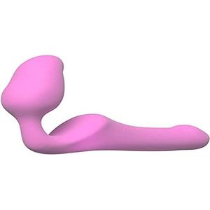 Queens S Strapless Strap-On Dildo - Size S - Silicone Pink | G-Spot Dildo | Unique Dildo | Soft Silicone Dildo | Vaginal Stimulation Dildo