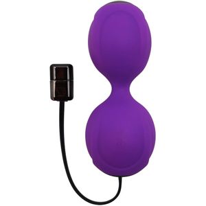 Adrien Lastic – Kegel Vibe Vaginale Ballen met Afstandsbediening voor Bekkenbodem Training – 19 cm – Paars