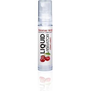 AMOREANE - Liquid Vibrator Waterbase Cherries 10 Ml | Glijmiddel | Clitoris Stimulatie