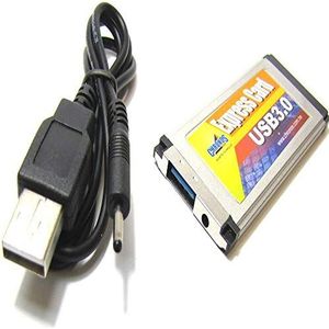 Cablematic - ExpressCard naar SuperSpeed USB 3.0 1-poort + voedingskaart