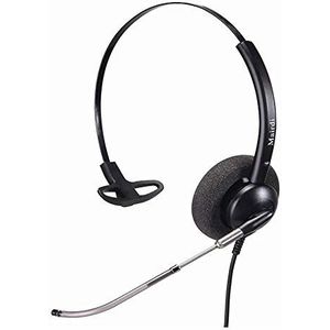 Cablematic Eenvoudige headset compatibel met Plantronics QD model KG03