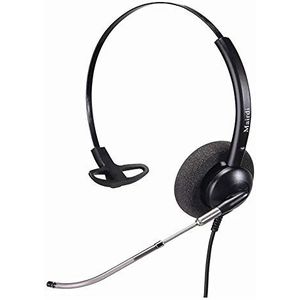 Cablematic - Eenvoudige headset met microfoon compatibel met GN Netcom QD model KG23