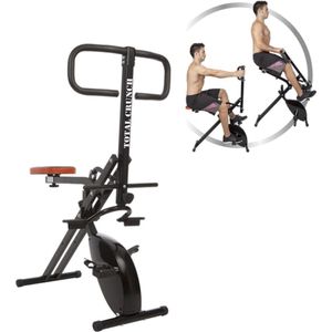 Total Crunch Evolution 2-in-1 Fitnessapparaat voor Cardiotraining en Krachttraining - Full Body Training - Buikspiertrainer - Hometrainer Fitness - Rugtrainer