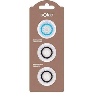 Solac reserveborstels, 3 stuks
